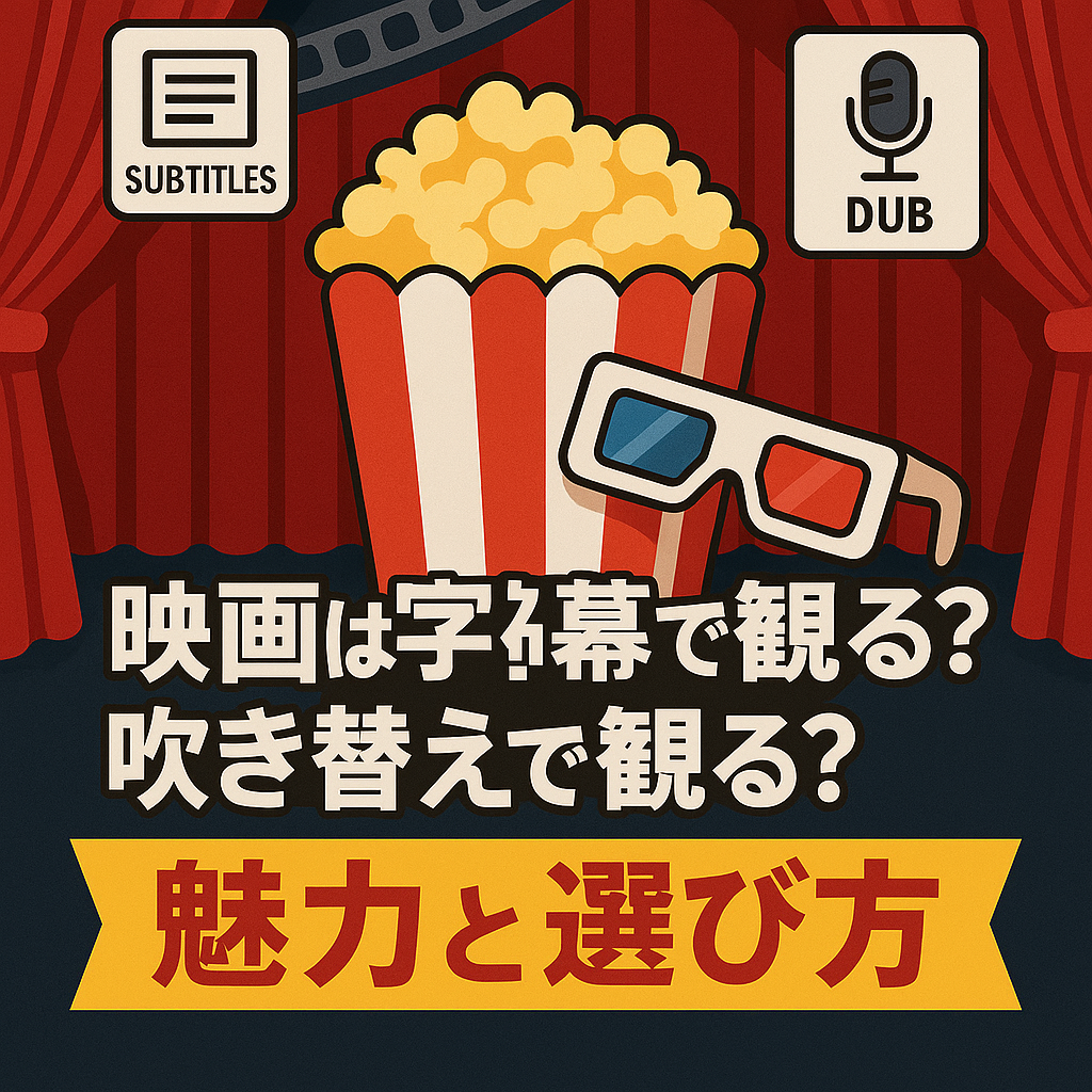 映画は字幕で観る?吹き替えで観る?それぞれの魅力と選び方